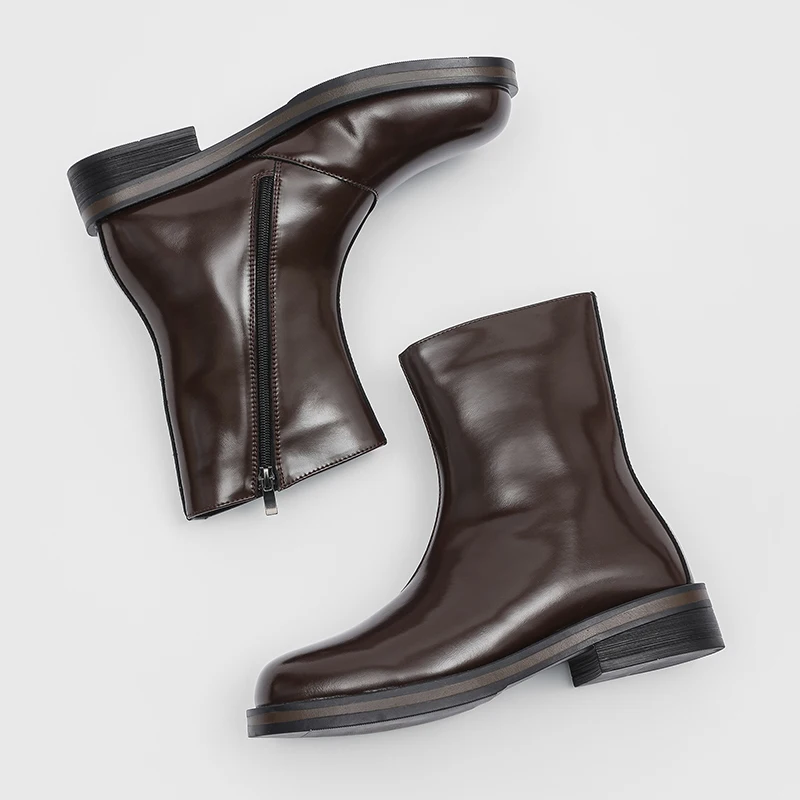 

Повседневные мужские ботинки высокого качества в стиле ретро в минималистском стиле. Модные вечерние и офисные деловые кожаные туфли 38–46.