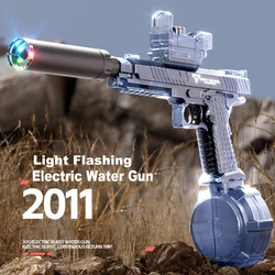 Csnoobs Light Flashing 2011, elektryczny pistolet na wodę, letni pistolet na wodę do basenu na świeżym powietrzu, ciągły strzelecki, walka wodna dla dzieci