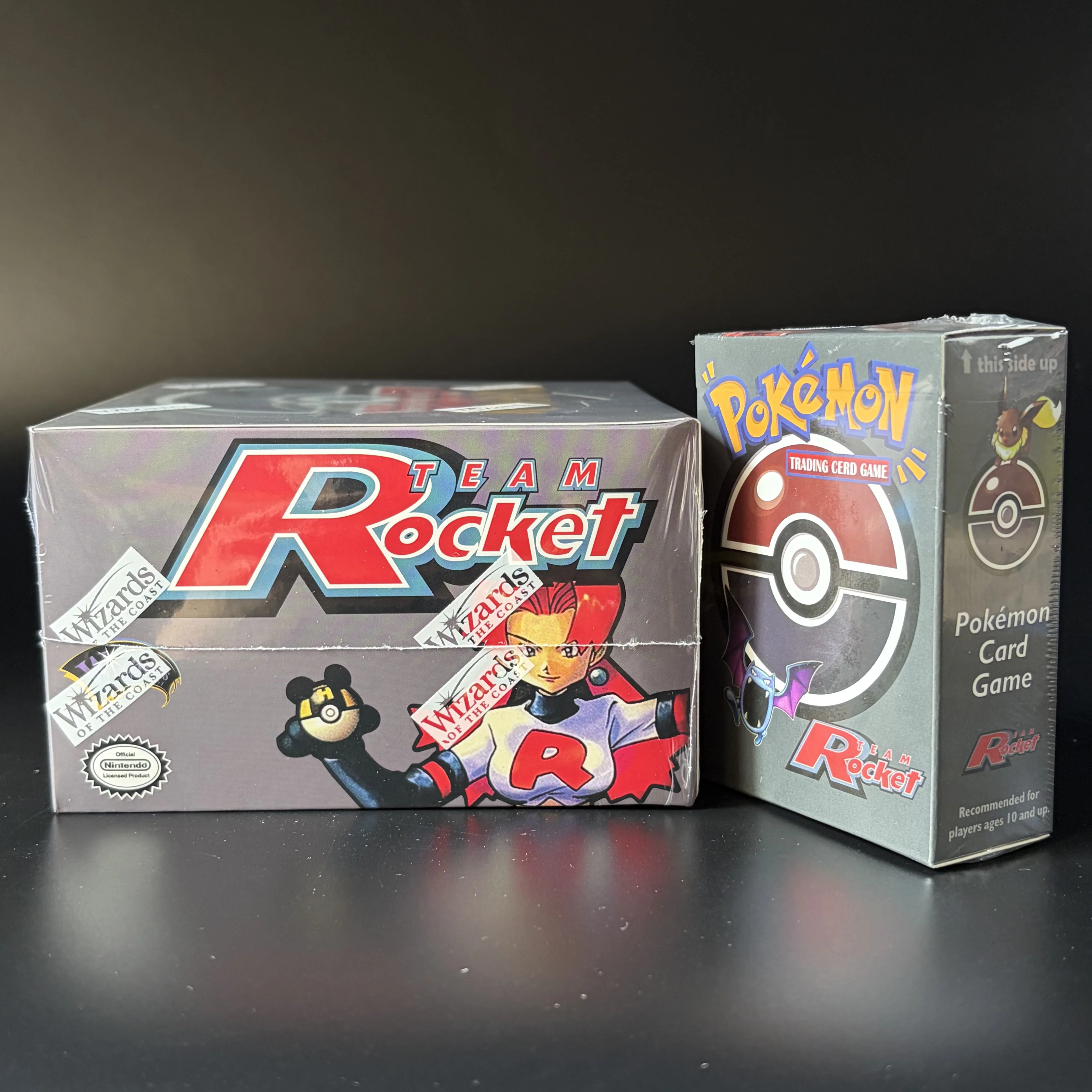 

PKM TCG WOTC Dark Mons Team Rocket 1st Ed Complete Set/Booster Comp Pack Alakazam Chase Vintage OG Rocket Gang Proxy Card Set