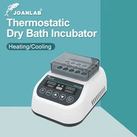 JOANLAB-Mini incubadora termostática portátil para baño seco, calentador de laboratorio con bloque de calefacción para tubo de centrífuga de 0,2/0,5/1,5/2ml