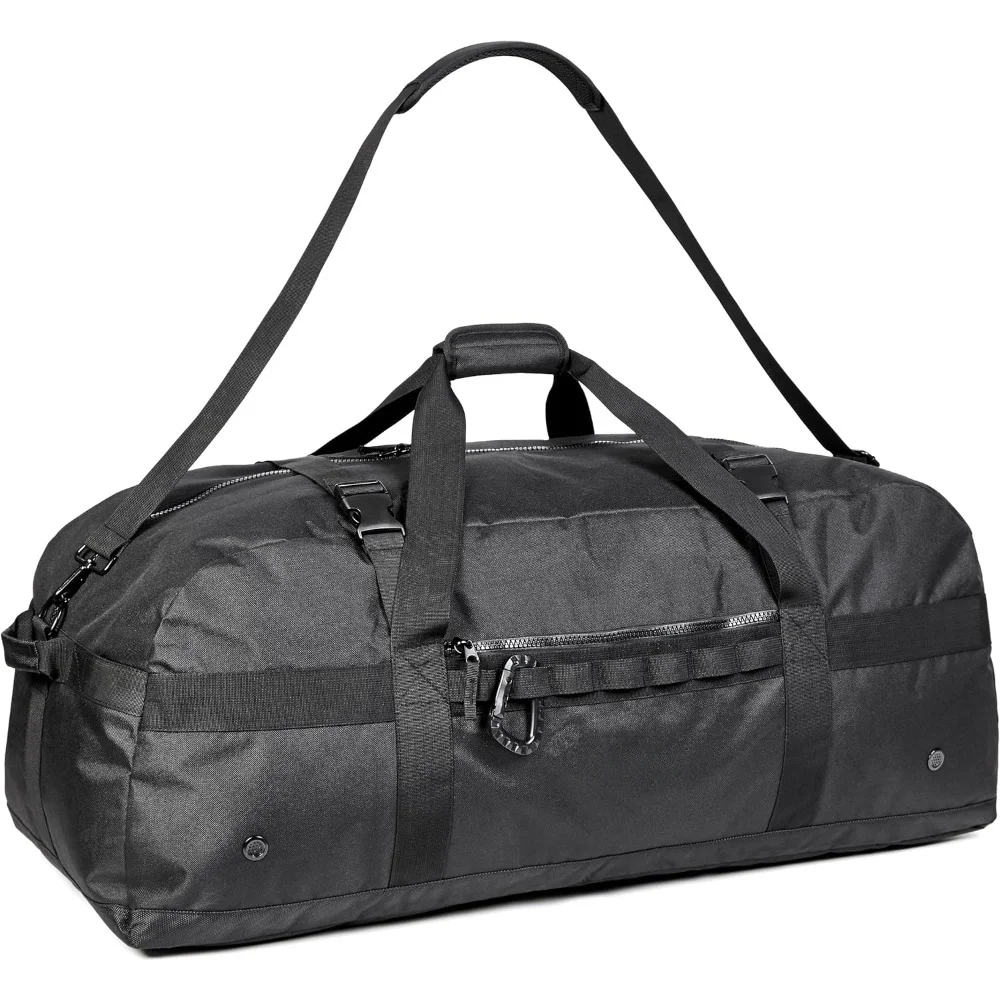 

Heavy Duty Extra Large Sports Gym Equipment Travel Duffel Bag W/Adjustable Shoulder & Compression Straps.