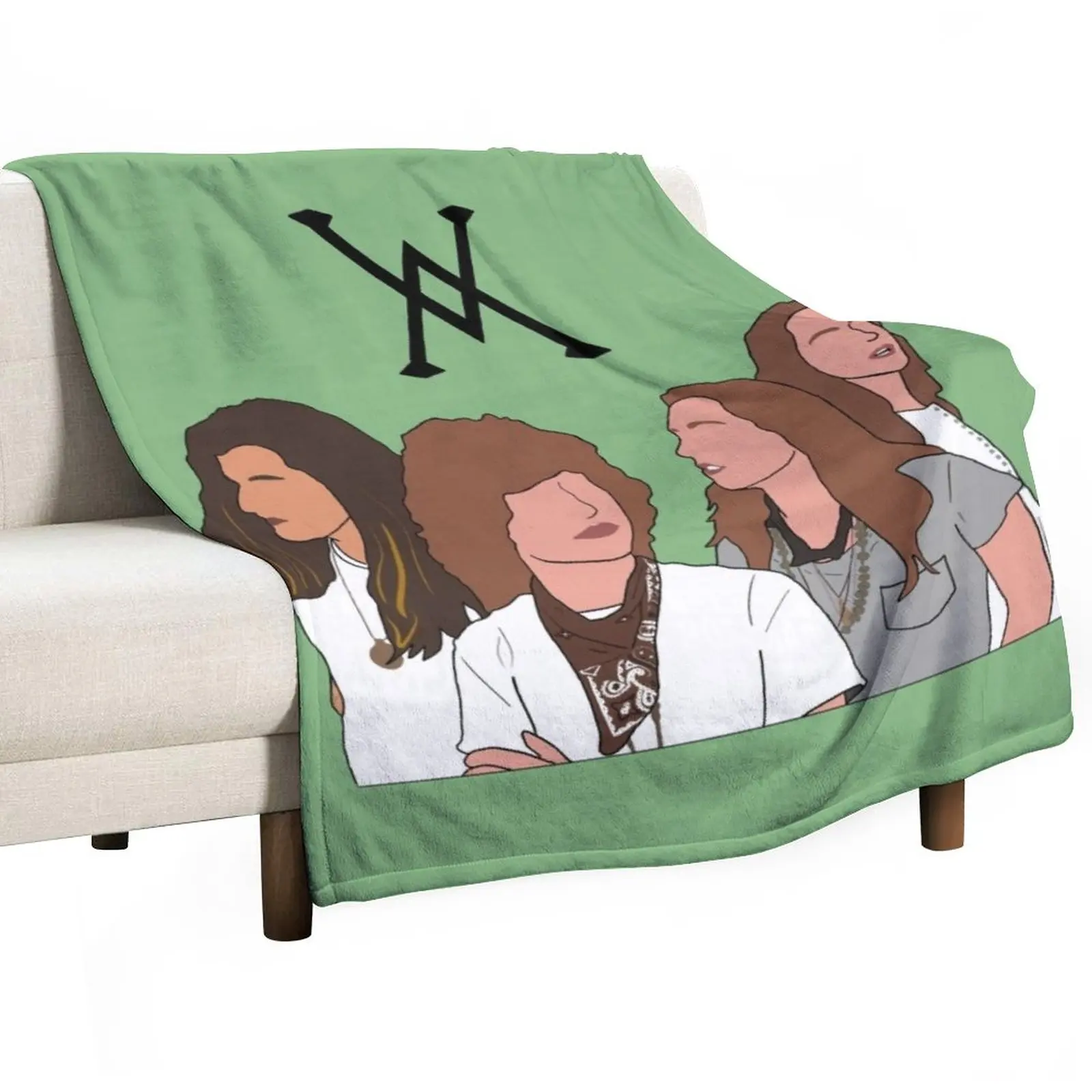 

Greta Van Fleet Throw Blanket wednesday Decorative Sofa Blankets