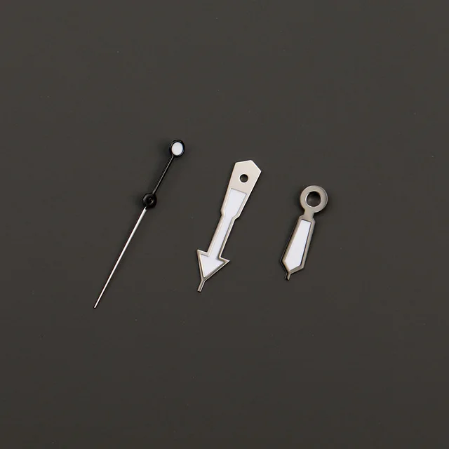 High Quality Black Silver Red Stainless Steel Green Luminous Watch Hand Fit For SKX007 6105 Tuna NH35 NH36 Automatic Movement