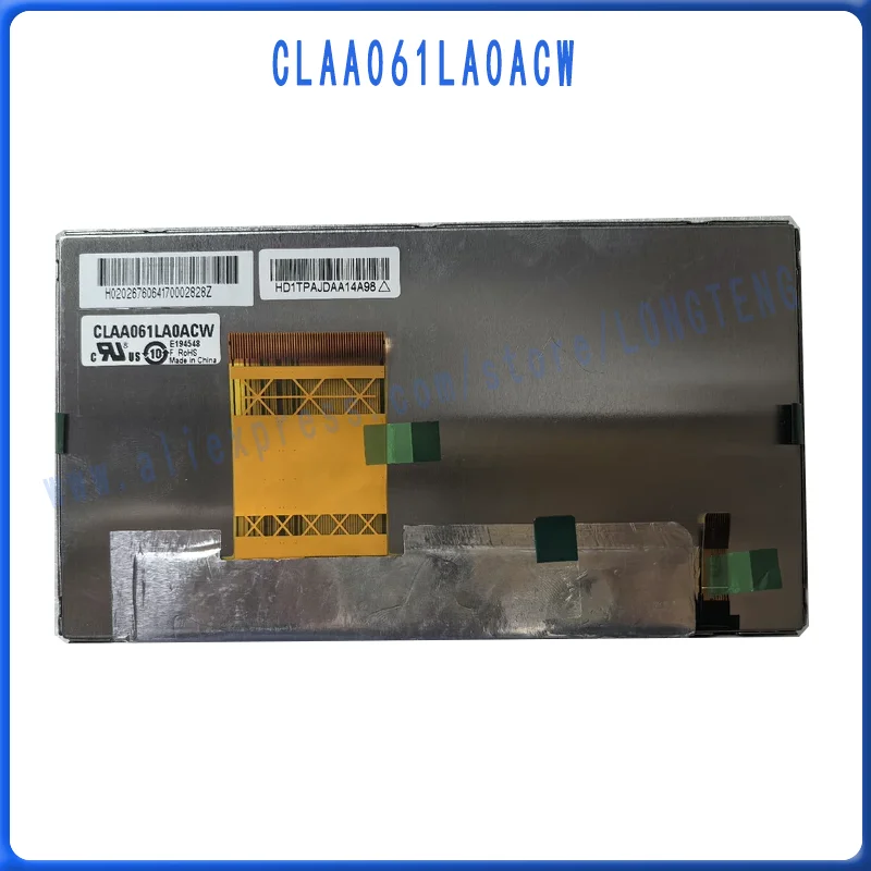 

Оригинальный 6,1-дюймовый CLAA061LA0ACW CLAA061LA0FCW CLAA061LA0DCW для CPT, оригинальный ЖК-экран, панель дисплея с сенсорным экраном 800*480