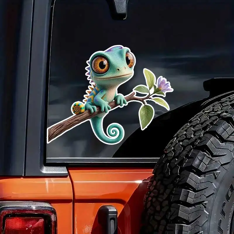 

Colorful Lizards Car Sticker Waterproof Vinyl Decal on Bumper Rear Window Laptop Self-adhesive Decal For Car Accessories Y836