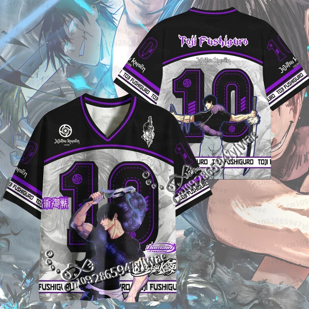 2026 NEUES Sommer-Herren-T-Shirt Jujutsu Kaisen Satoru Gojo Yuta Megumi Schnelltrocknendes Sport-Shirt Anime-Fan-T-Shirt für Männer, Frauen und Kinder – Detail 10