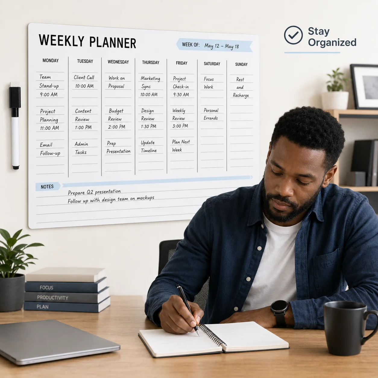 Набор из 1 недельного планиров – обзор и цена Dry Erase Weekly