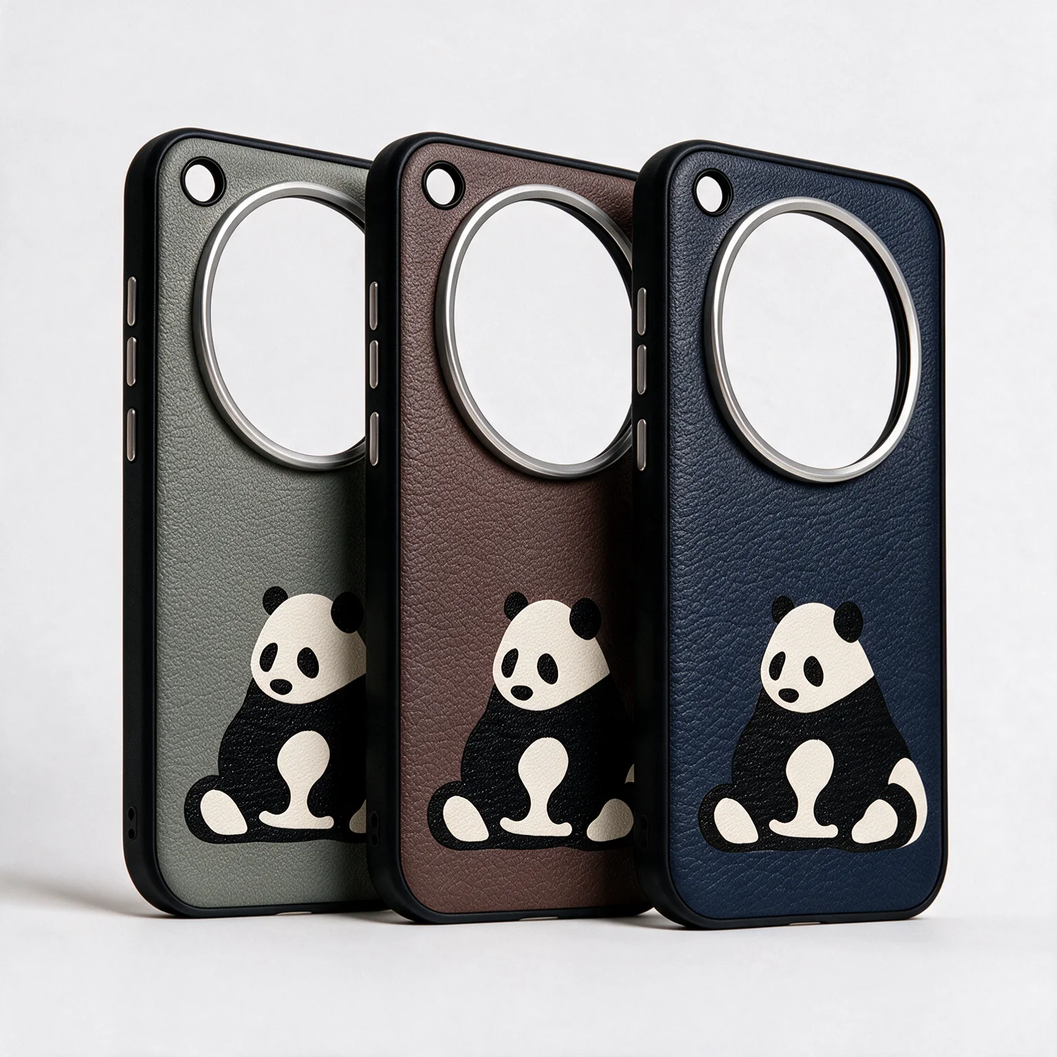 For Oppo Find X9 Ultra Pro Case with Cat Luxury Genuine Leather Phone Panda with Design Findx9 Ultra X9Pro Anti-fall Case Covers