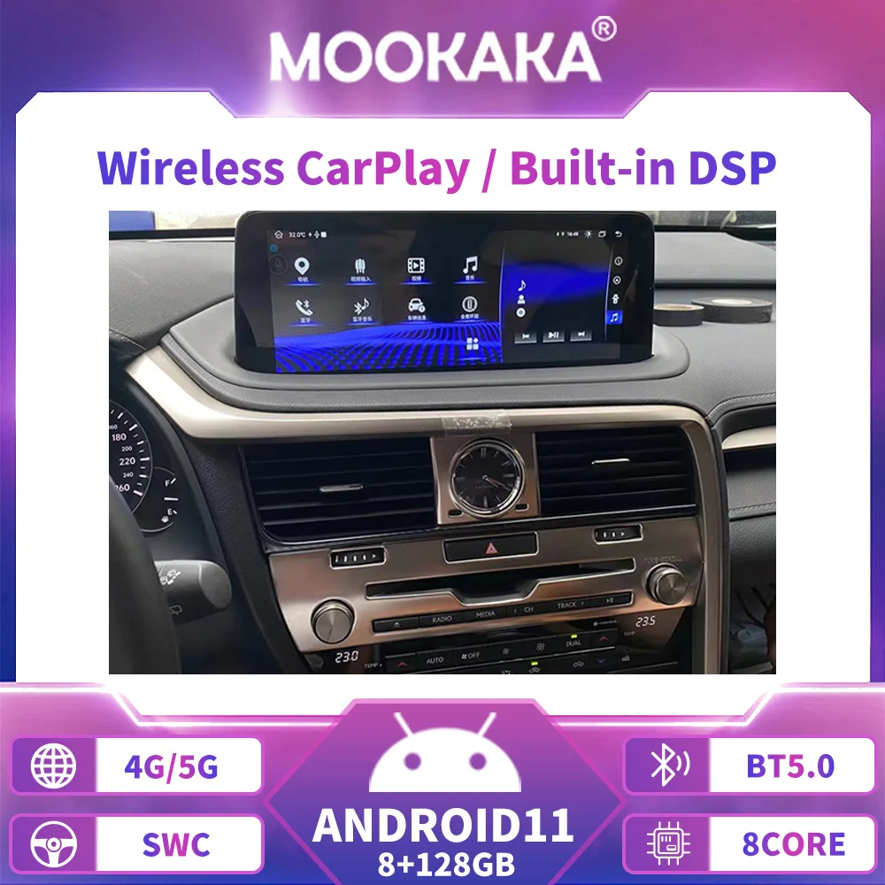 

Android Car Radio For Lexus RX 200t RX200t rx350 rx300 rx350 rx450h 2020 Navi Car Multimedia Player Stereo Autoradio Head Unit