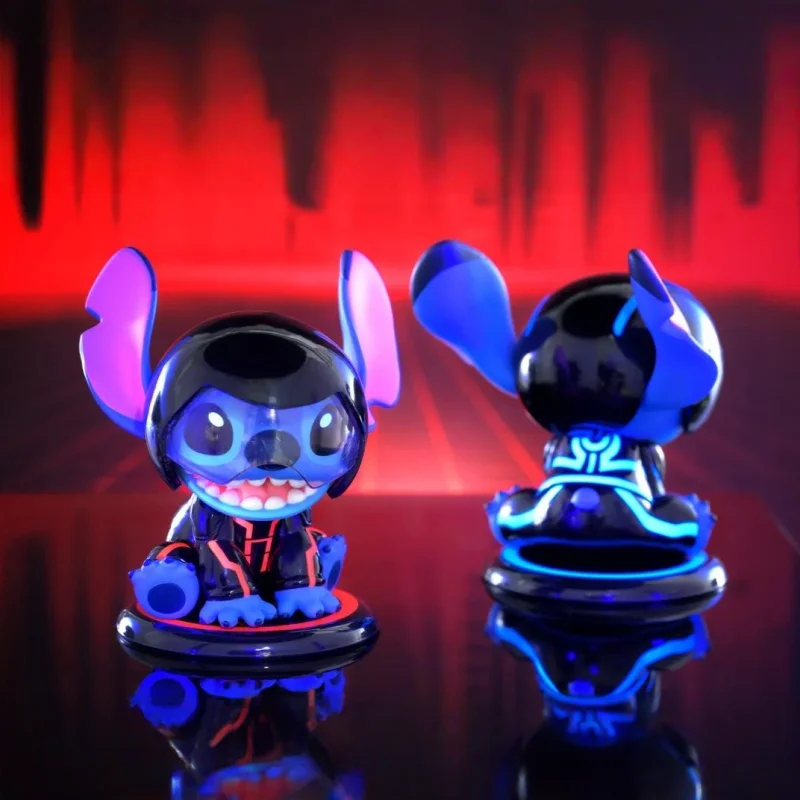 حقيقية الساخن اللعب غرزة ترون آريس صندوق أعمى الأصلي مجموعة صغيرة أنيمي الشكل معركة البدلة لعبة غامضة منصة مستقبلية