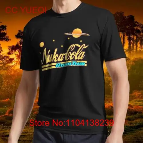 New Shirt Nukacola Quantum Logo Classic Men's Black T-Shirt Size S to 5XL long sleeves