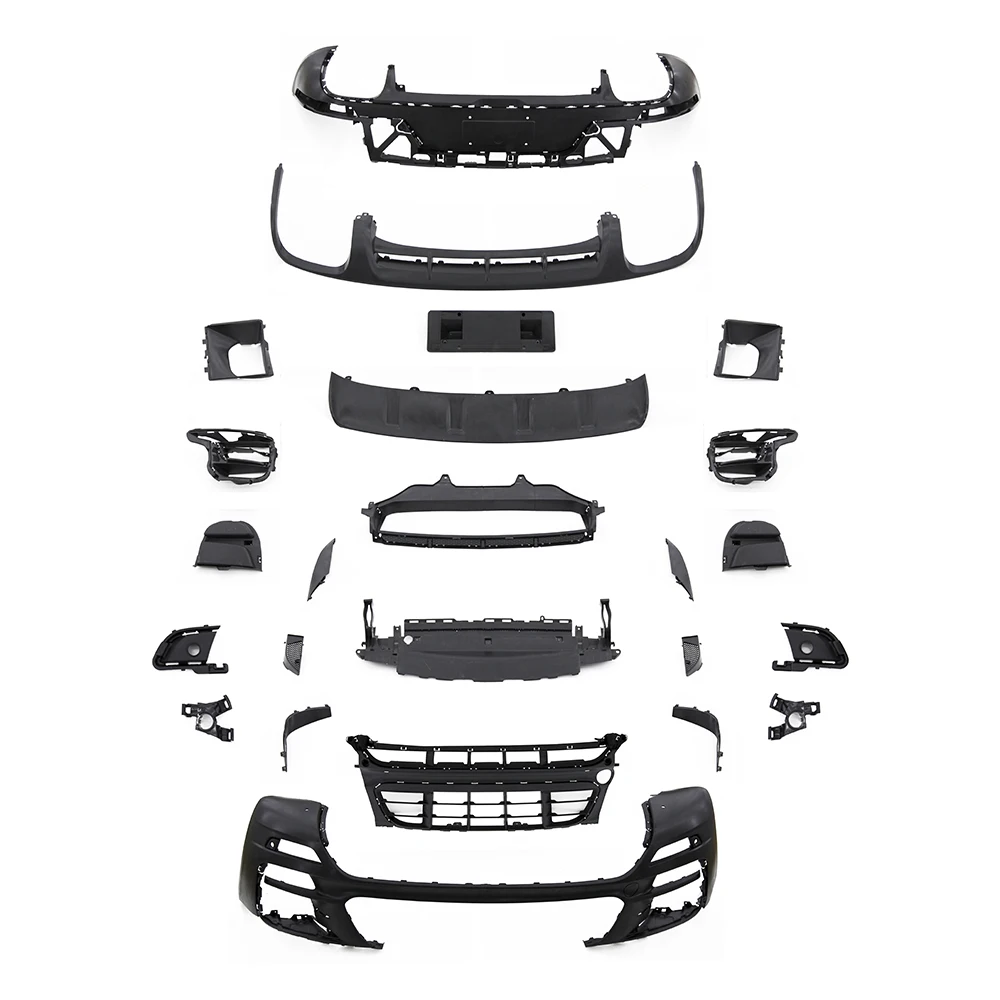 

STLF PINDUN PP Material GTS Body Kit for Macan Macan S 2014-2017 Front Rear Bumpers Bolt-On Auto Styling