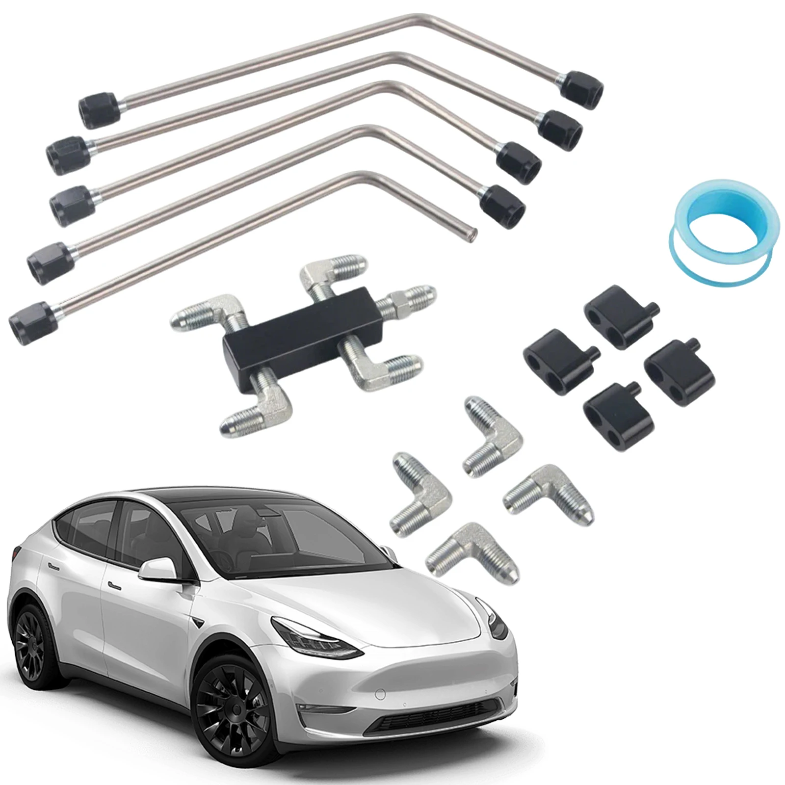 

LS Coolant Crossover Steam Vent Kit Fuel Brake Line Complete Coolant Crossover Steam Vent Kit for LS1 LS2 LS3 LS6 LS7 LSX