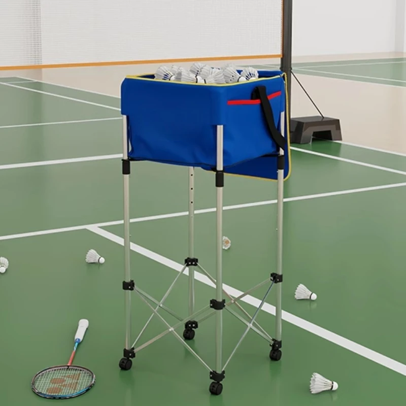 سيارة مدرب كرة الريشة المتحركة ذات سعة كبيرة، إطار مجموعة كرة الريشة قابل للتعديل، سلة بيك اب كرة البيسبول، أجزاء رياضية محمولة