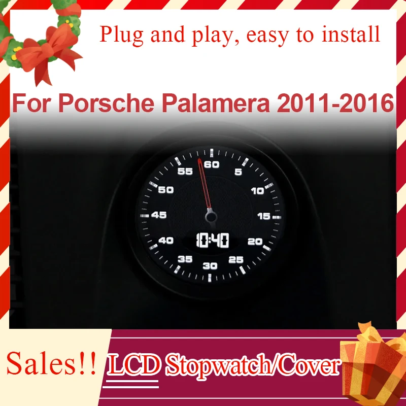 

Приборная панель автомобиля для Porsche Palamera 2011-2016Decoration, часы с поддержкой времени, спортивный хронограф, электронный счетчик