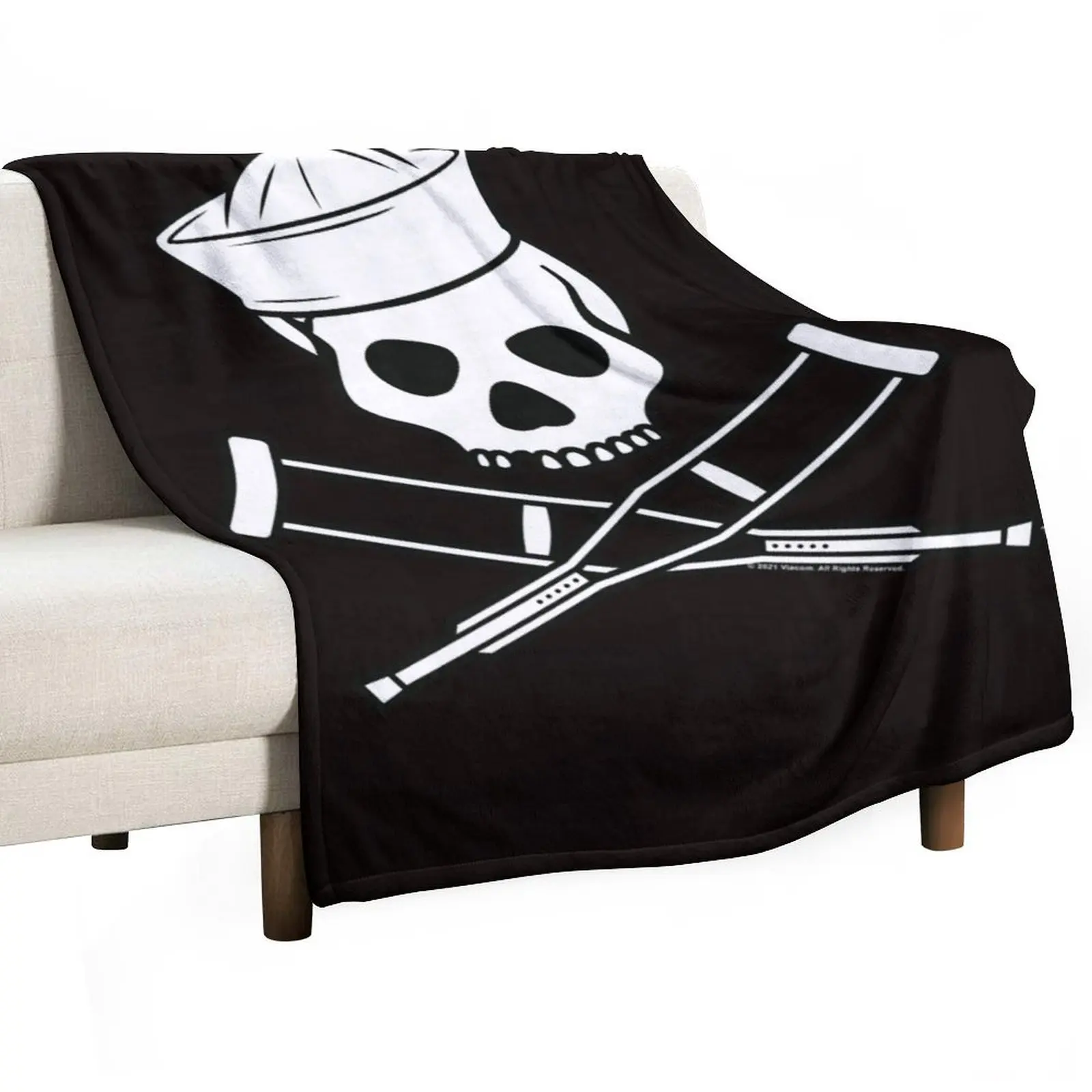 Jackass Sailor Skull And Crutches Logo Throw Blanket christmas decoration bed plaid Blankets