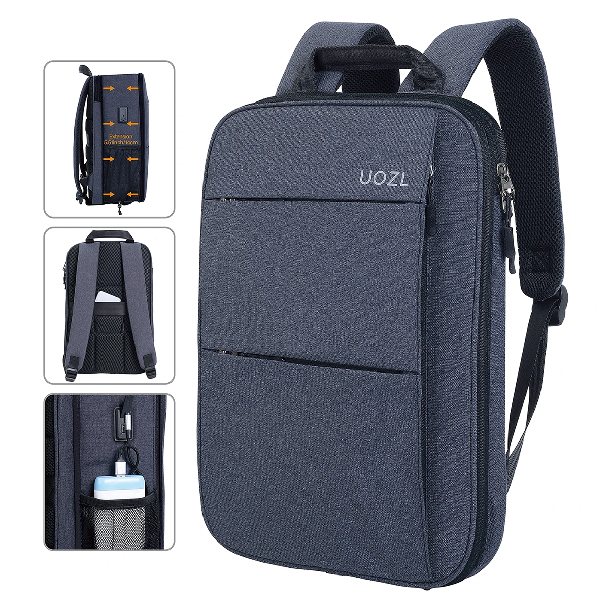 Laptop backpack 14 inch slim expandable large-capacity independent computer  compartment Anti-splash, shock-proof, anti-scratch, - AliExpress 1524