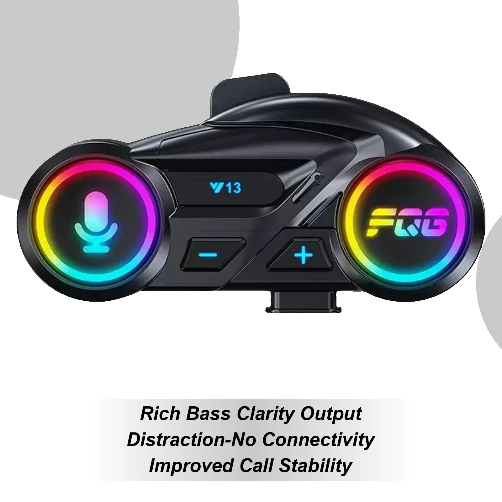 

Motorcycle Helmet Headphones Motorcycle Wireless Headphones For Helmet Noise Reduction Waterproof 800mAh Earbuds For Skiing