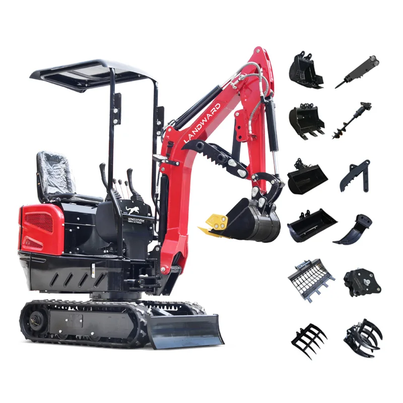 

Best Selling 1.2 Ton Mini Excavator EPA/Euro 5 1 Ton 2 ton Crawler Excavators Hydraulic Kubota Agricultural Digger Customizable