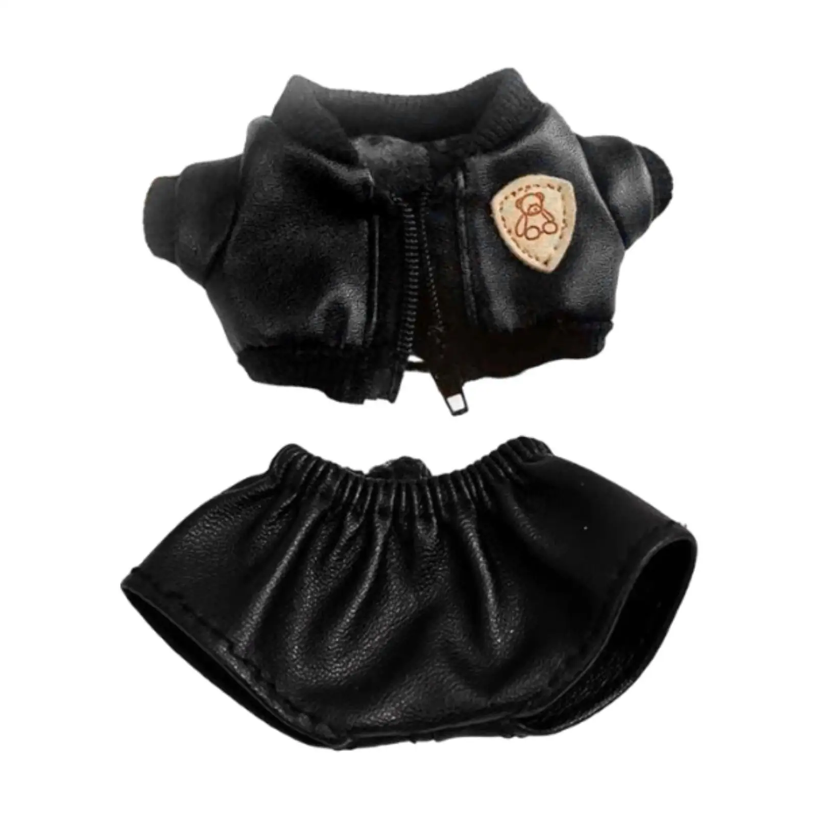 Conjunto de roupas de bonecas diy artesanal fingir jogar moda boneca macia trajes de roupas para 15cm bonecas menina meninas meninos presente diy