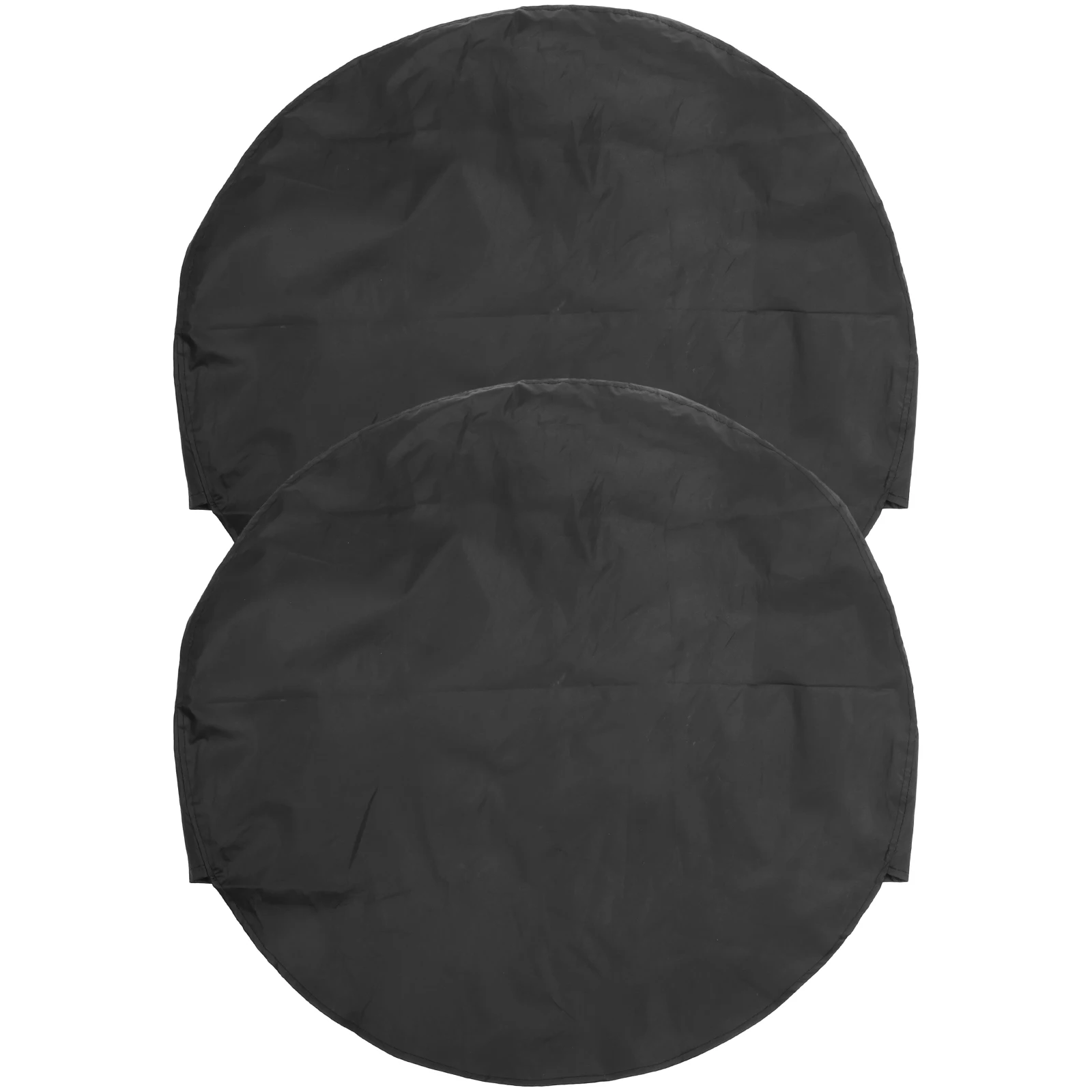 

2pcs 28.5 Inch Car Dustproof Wheel Protector For Rv Trailer Camper Spare Tire Cover 210D Oxford Cloth Durable Tire Cover For Suv