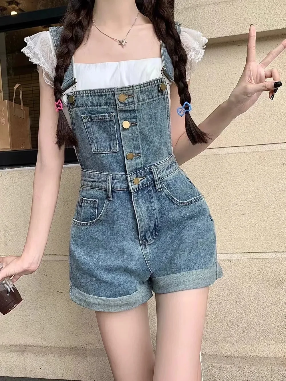 Women's Rompers Playsuits Ladies Strappy String Tassels Geometric Detachable Golden Knot Khaki Modest Dye Bling Violet Graceful