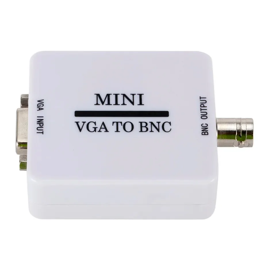 Mini HD VGA to BNC Video Converter Convertor Box Composite VGA to BNC Adapter Conversor Digital Switcher Box For HDTV Monitor