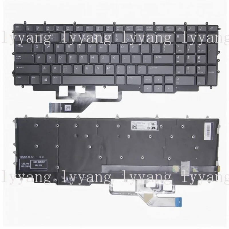 

f New for Dell G7 17 7700 Laptop Keyboard US Black With Backlit 029CVF V192925BS1 P46E
