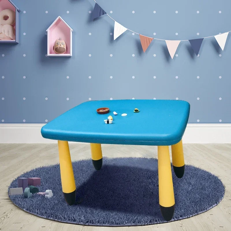 Kindergarten Tables and Chairs Student Chair Children's Plastic Table Non-Slip Children's Learning Baby Table