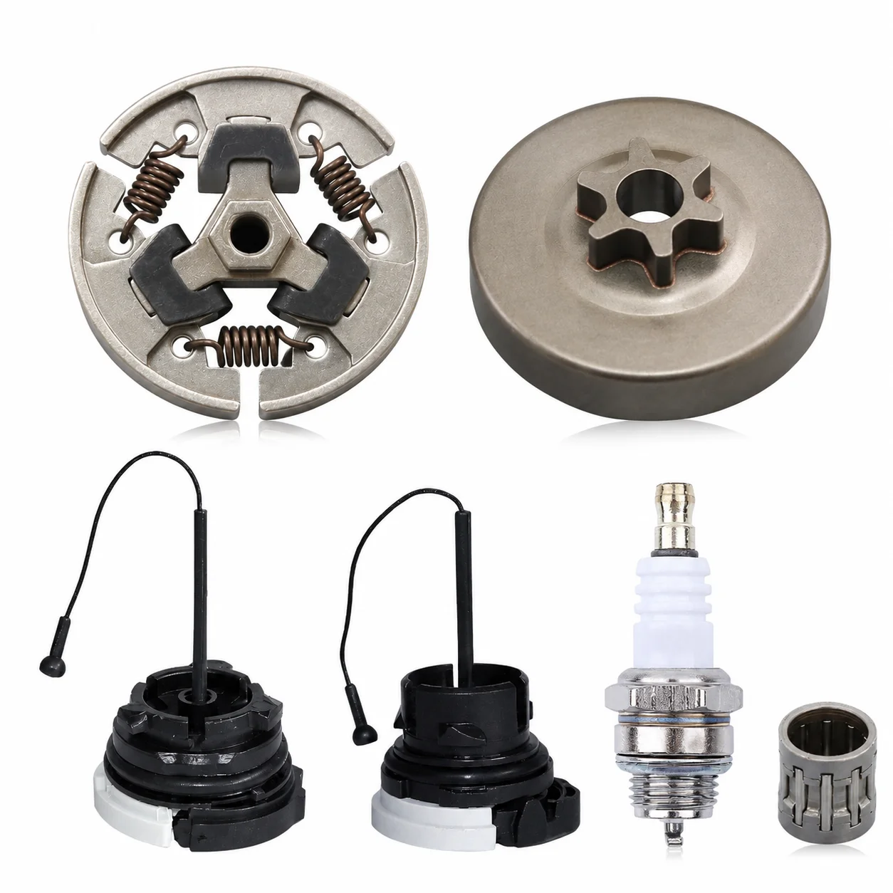 Compatible With Stihl MS192C MS192TC MS201C MS201TC MS193 MS193T Chainsaw Sprocket Clutch Drum Assembly Repair Kit 11376402005