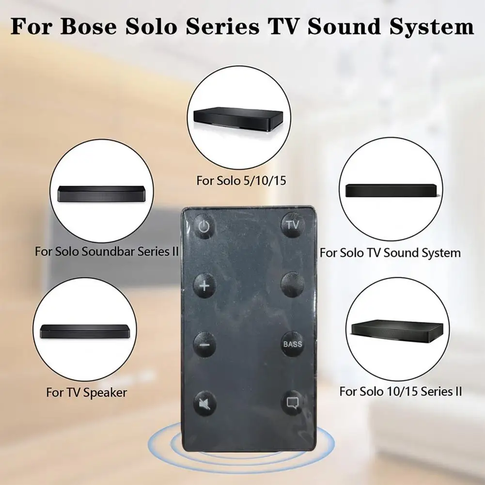 Easy Setup Remote Control Universal Replacement Remote Control for Soundbar 8-key User Abs Remote Controller with Quick Response