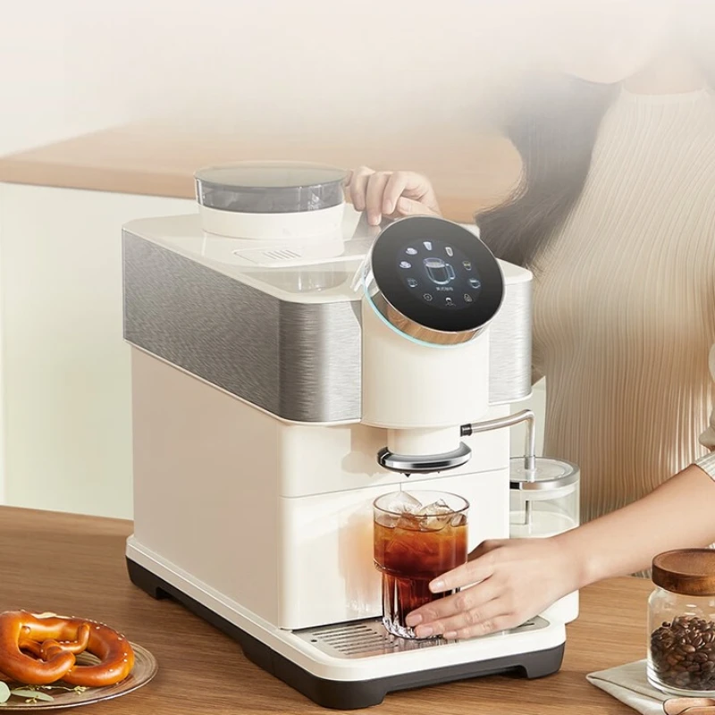 

Fully automatic coffee machine, household small hot and cold double extraction grinding machine one-click ready-to-grind