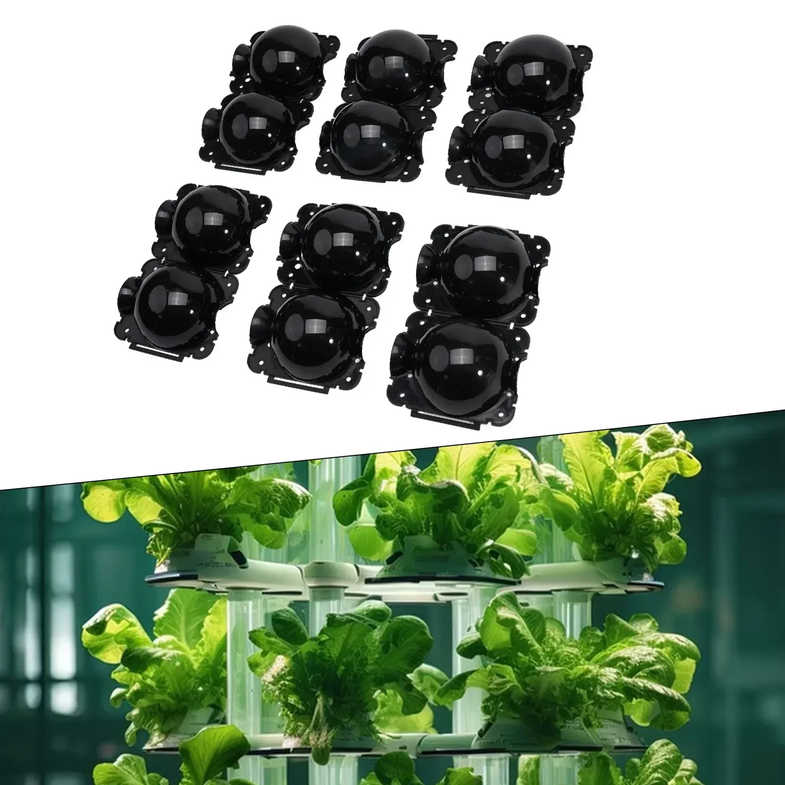 New Practical Plant Rooting Boxes Propagation S M L Safety Locks Wear-resistance White 6PCS Set 6PCS set Agent