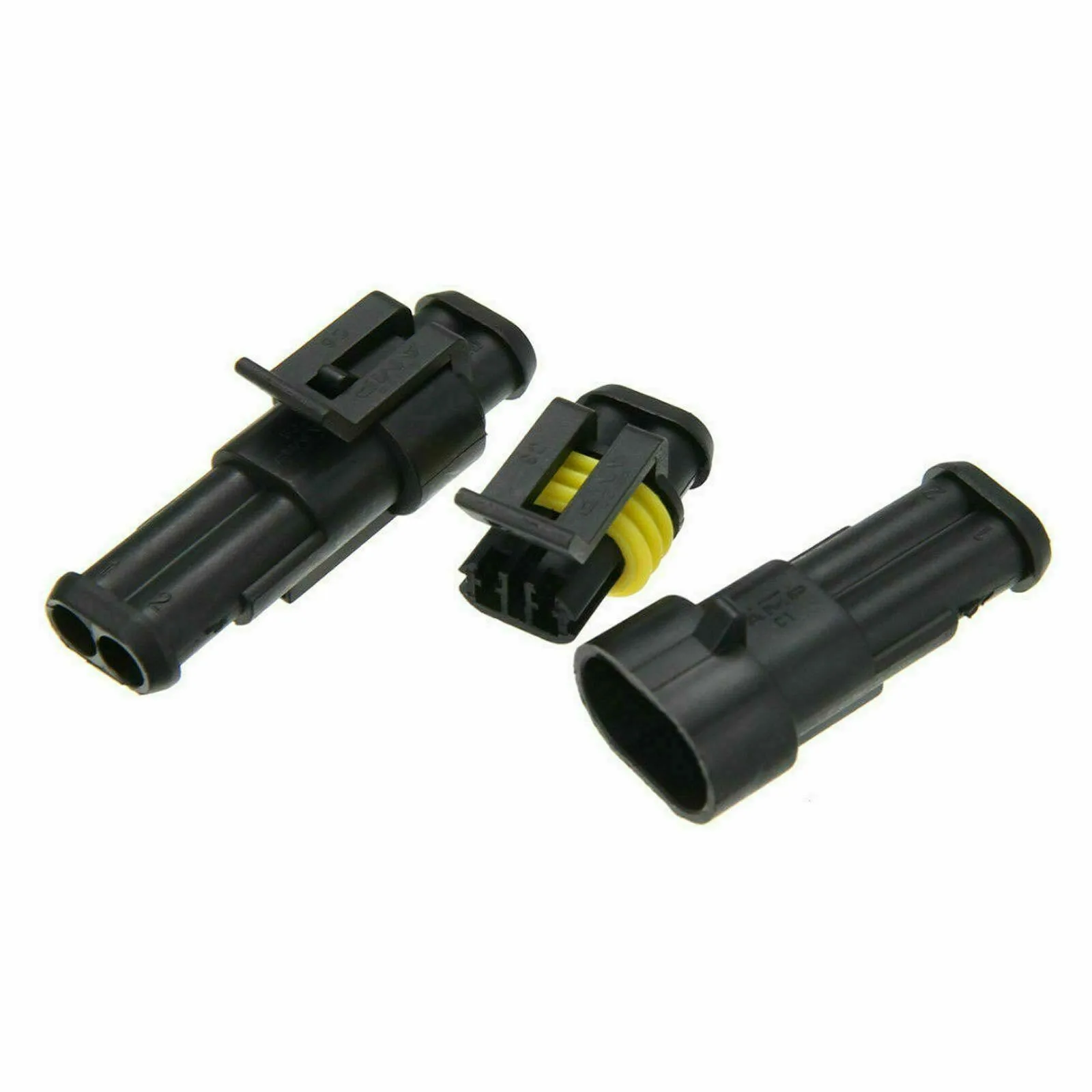 10 Set 2 Pin Electrical Connectors for Automotive Wiring Applications Including Cars Trucks Motorcycles and Boats