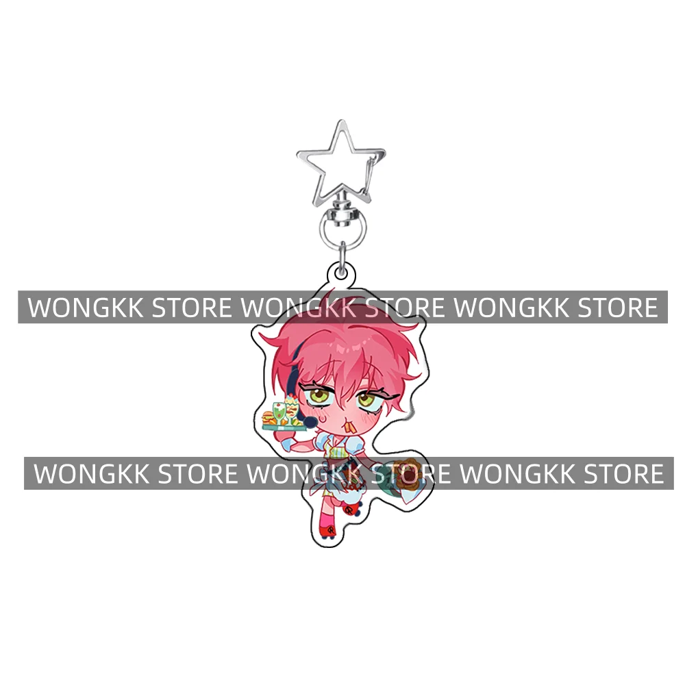 Anime  ALIEN STAGE Mizi Till Ivan Luka Sua Hyuna 4th Anni DAY&NIGHT Kawaii Keychain Cute Keyring Car Key Decor Gift For Fans