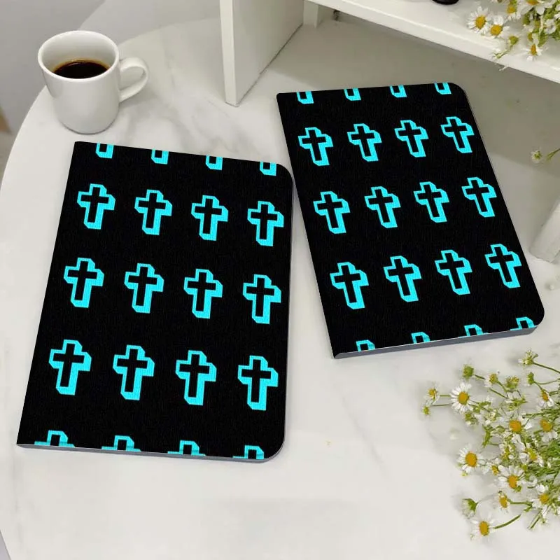 

Cartoon Cross Rainbow Pattern For Honor MediaPad MatePad 6 7 X8 M5 M6 V6 V7 T5 T10 T10s 10 11 SE C5e X8a Pro Lite Tablet Case