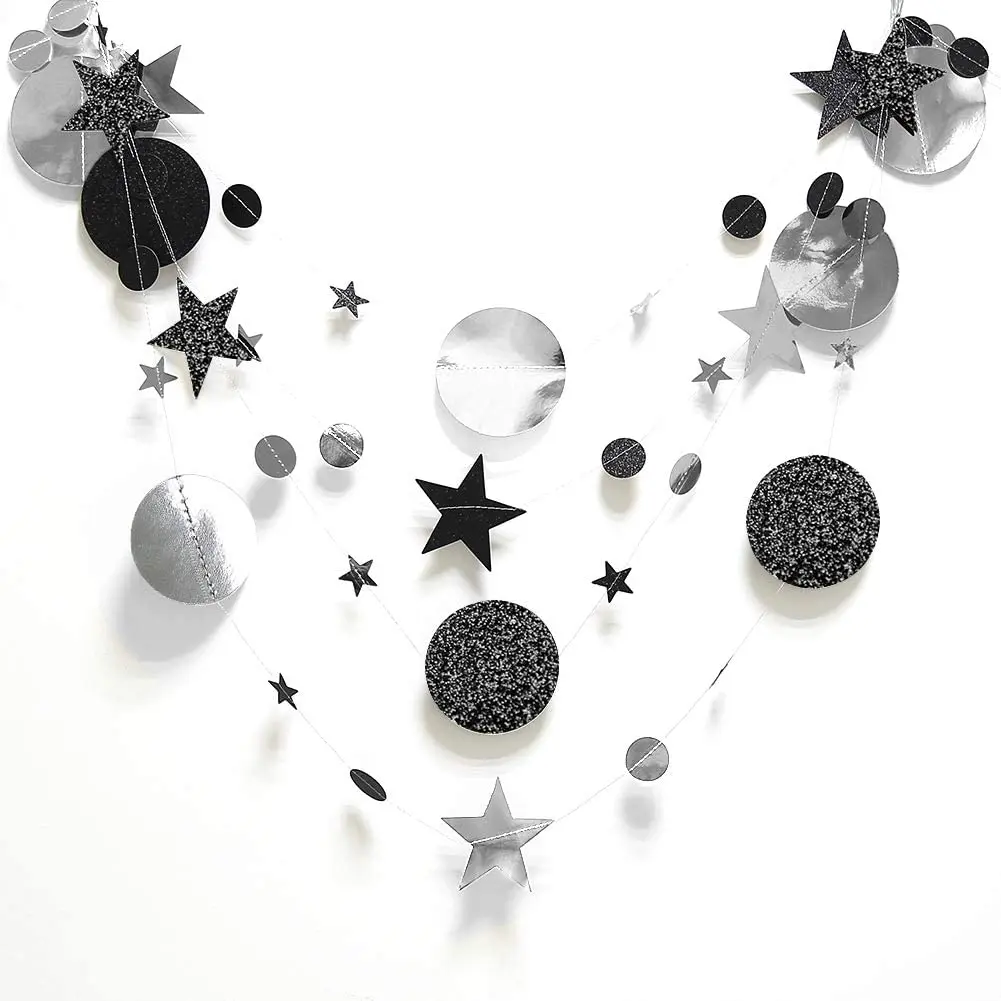 13ft Gold Twinkle Little Star Party Girlanden Glitzer Hängende Mond Sterne Dekorationen Kindergeburtstag Babyparty Ramadan EID Party – Detail 21