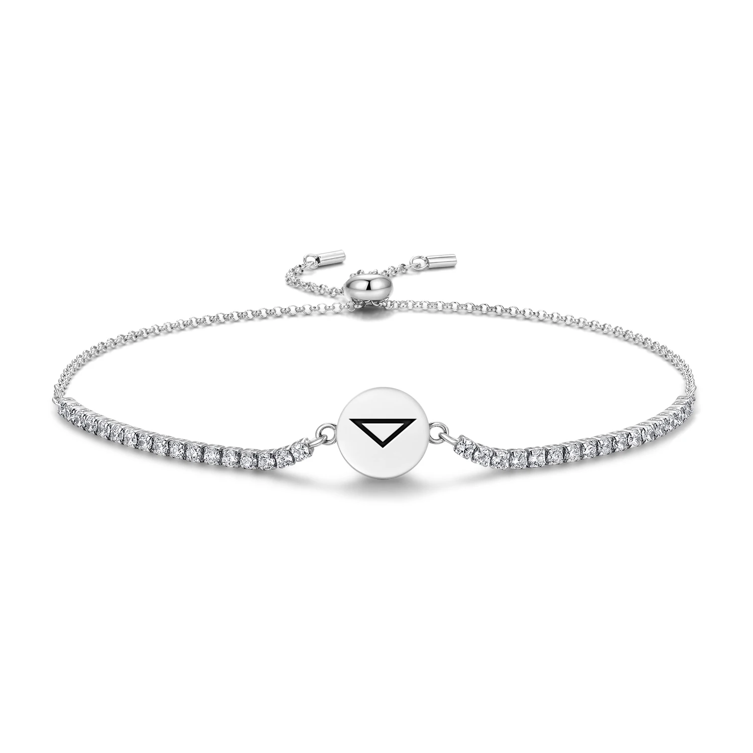 

Латвийский браслет Māra's Earth из стерлингового серебра 925 пробы с регулируемой цепочкой и цирконами для женщин, популярное ювелирное украшение