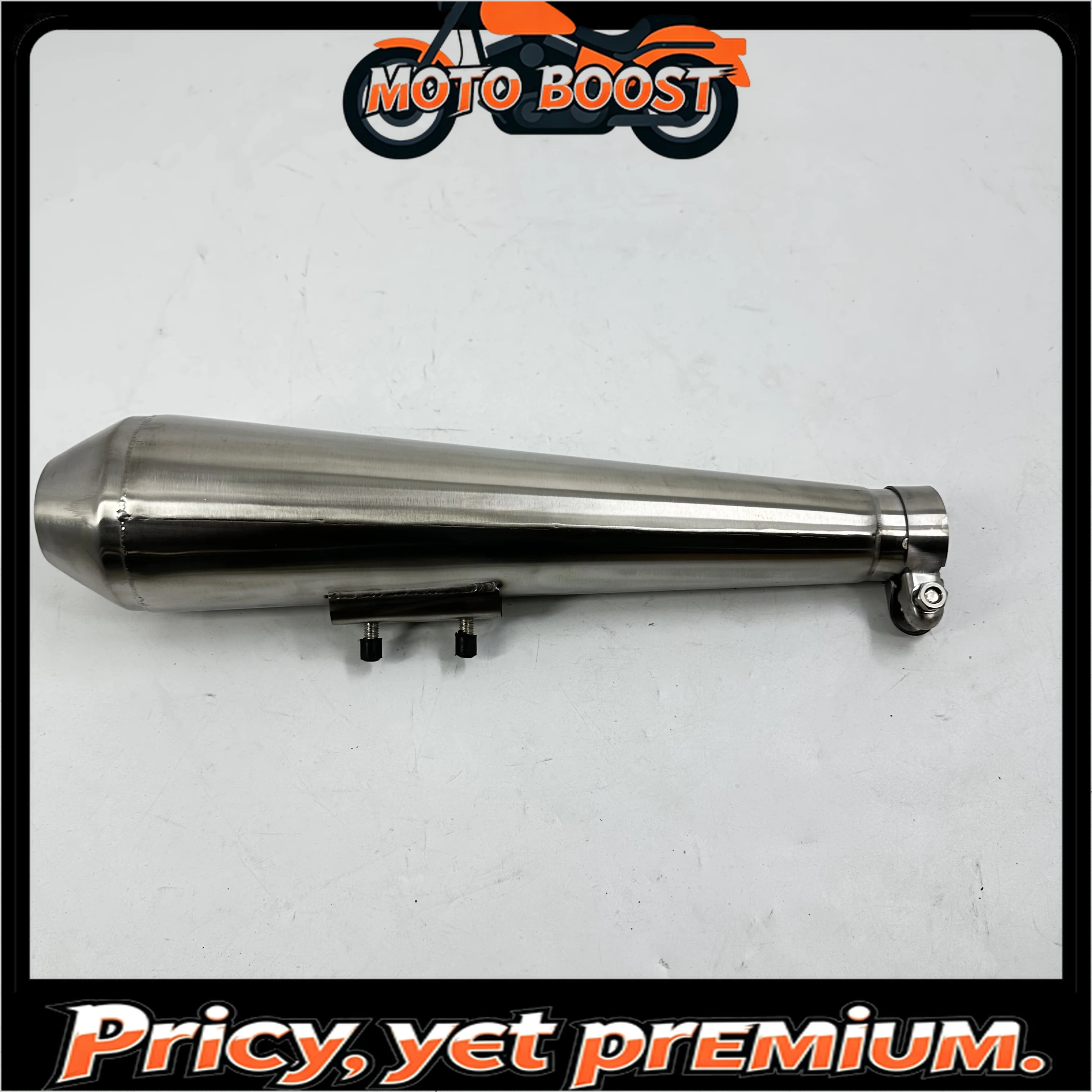 

【Premium quality】Motorcycle EXHAUST - LOUD - BRUSHED For MUTT Motorcycle Original Parts MPT-0208