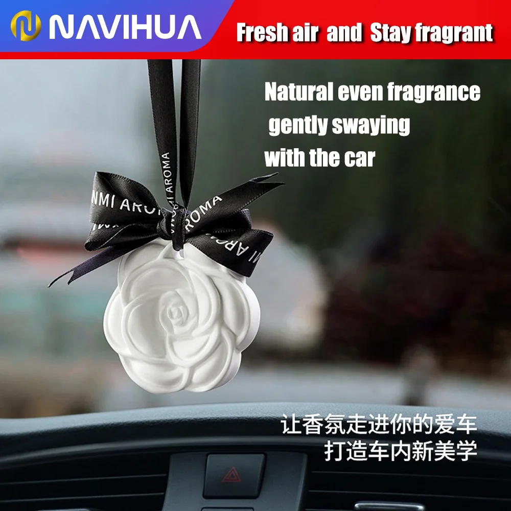 Car Interior Accessories Camellia Wardrobe Indoor Aromatherapy Pendant Aromatherapy Home Interior Interior Fragrance Hanging