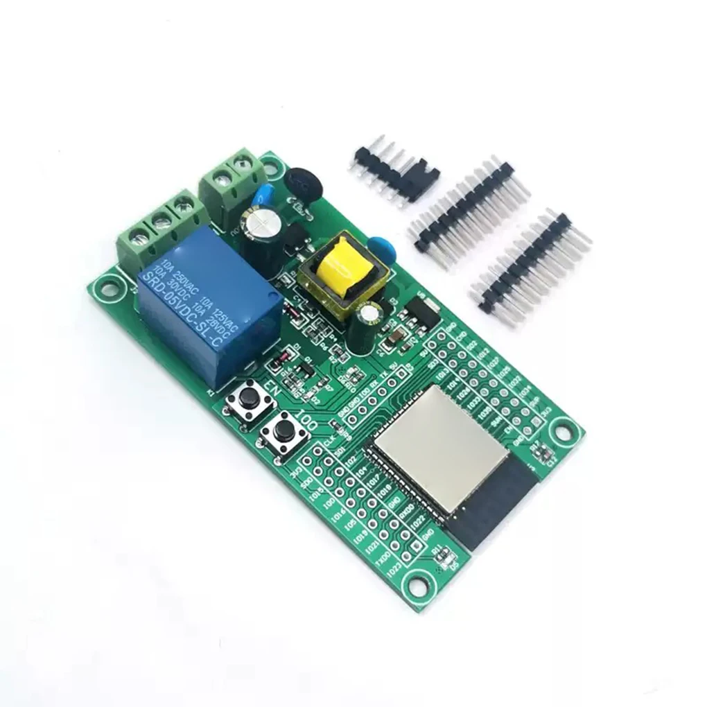 PCB ESP32 WIFI Bluetooth Single Relay Switch Module For AC90-250V Output Signal Output Switch Signal