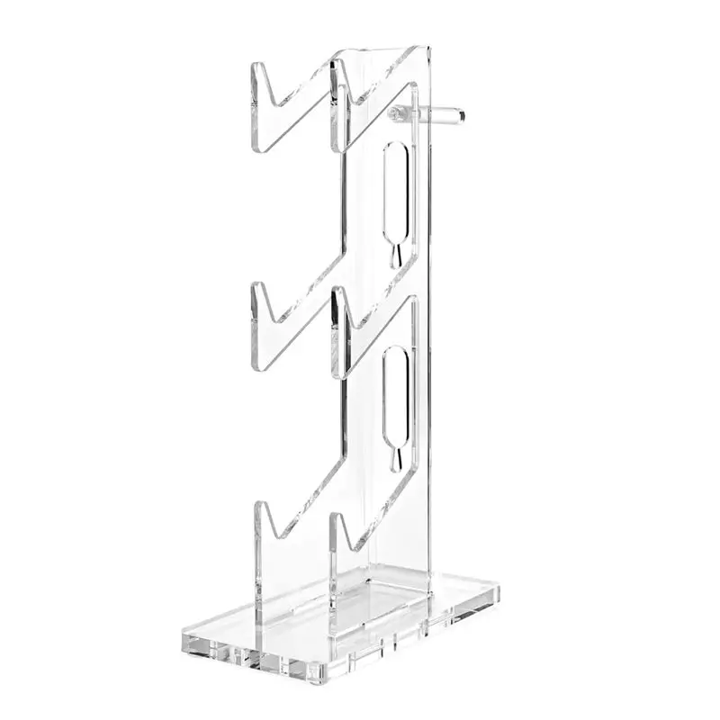 A42T-3 Tier Game Handle Desk Display Stand For Switch PS4 PS5 Acrylic Games Controller Headset Hanger Holder Accessories