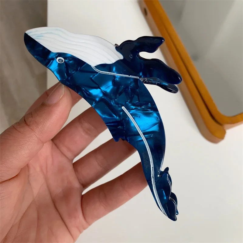 AFP Marine Whales Acetate Shark Hair Claw Ladies Hair Clip Headband Fashion Crab Novelty Hair Accessories Gift