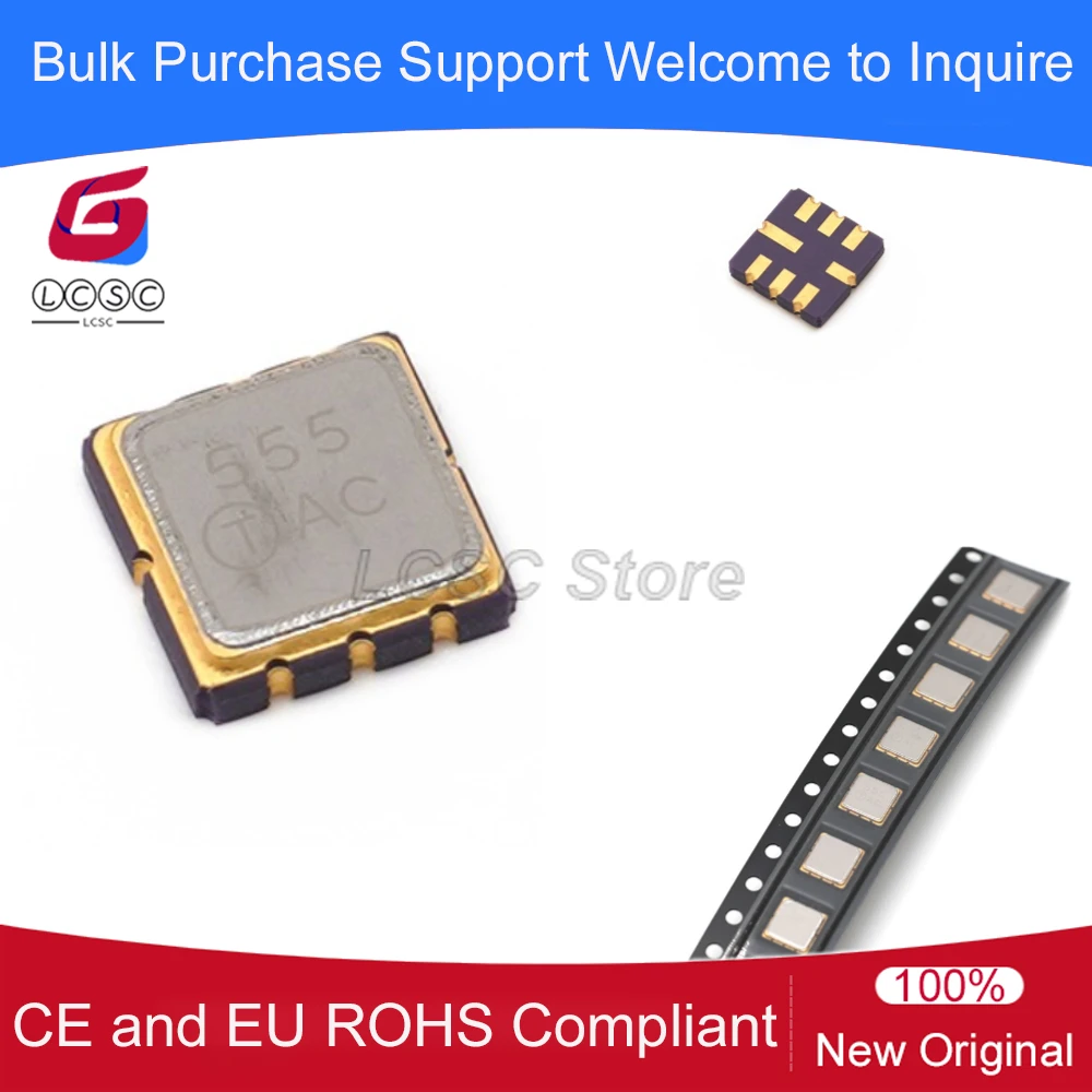 10pieces/Pack TA0555A SAW Filter 480MHz 3.1dB 8-SMD 5.0x5.0mm Surface Acoustic Wave Filter Radio Frequency Part Code Marking 555