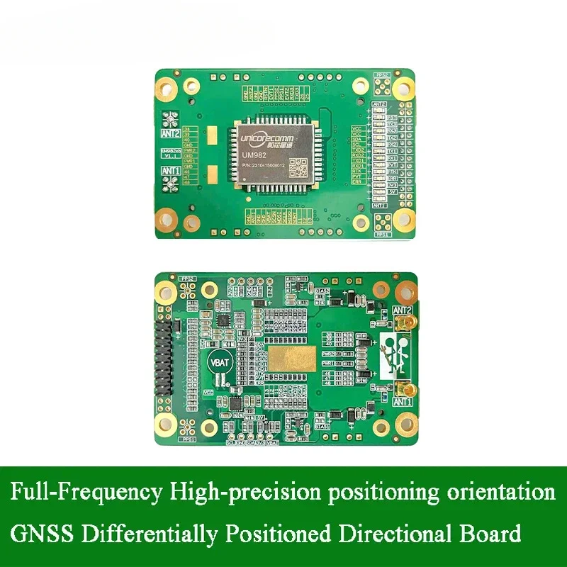 Placa GNSS direccional de posicionamiento de alta precisión, receptor de antena RTK, GPS, BD, Galileo, Glonass