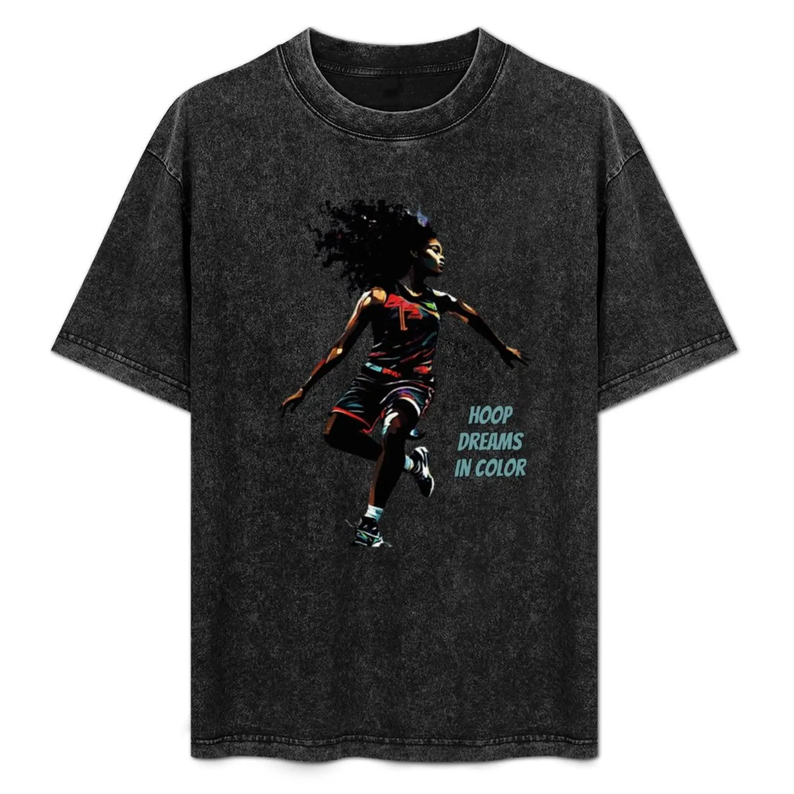 Hoop Dreams in Color v2 T-Shirt plain man clothes oversize t-shirts man valentines clothes plus size men clothing