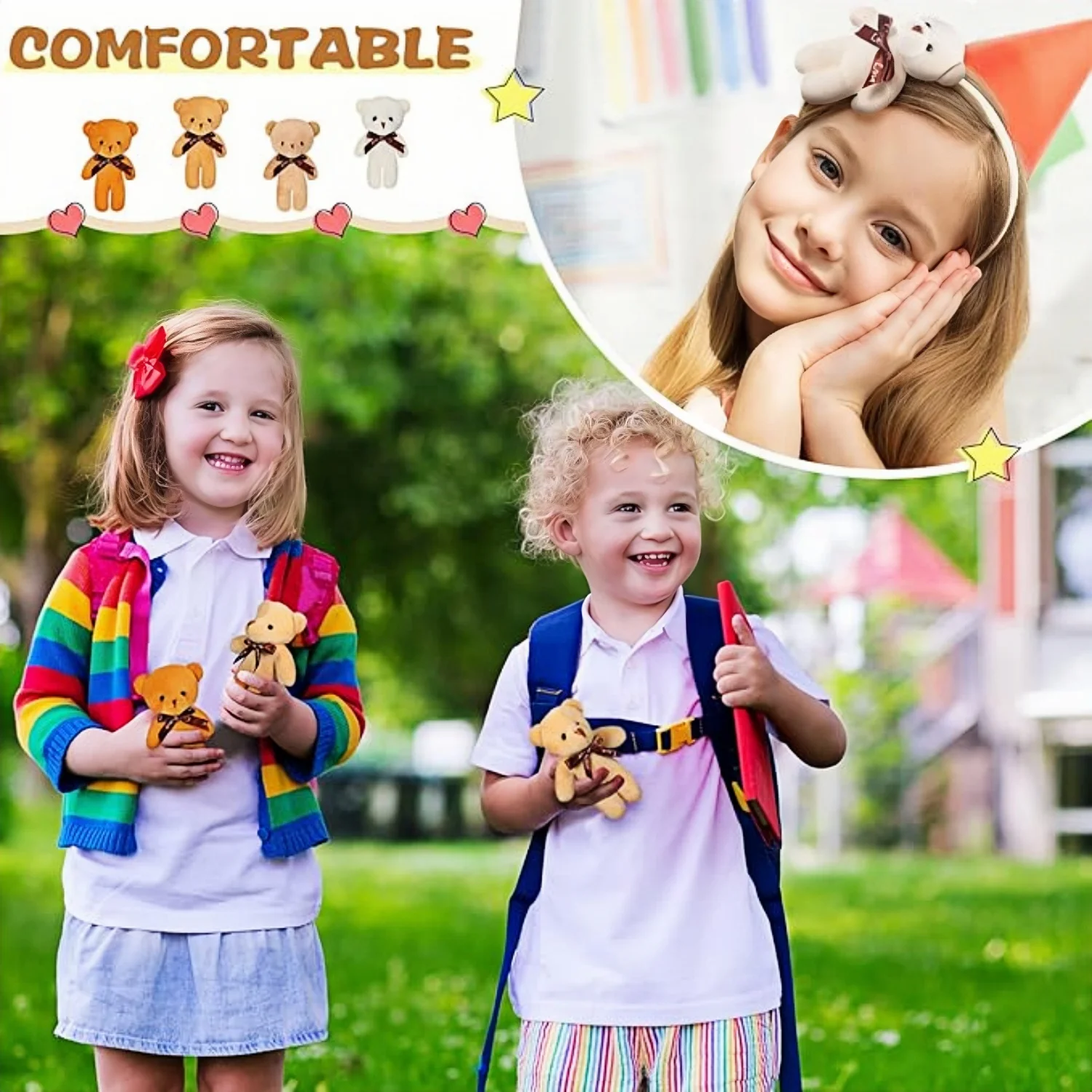 12-120 قطعة المفاتيح دمية دب صغيرة السائبة استحمام الطفل الزفاف هدية عيد ميلاد عيد الميلاد ديكور المنزل حفلة لصالح للضيوف