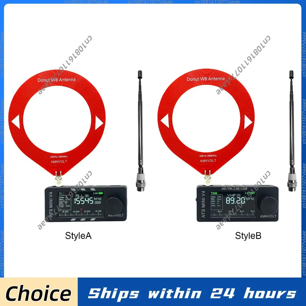 

Full-Band DSP Radio with Headphone Amplifier Portable AM FM Radio Receiver 1.9inch IPS Screen for Walking Hiking Camping