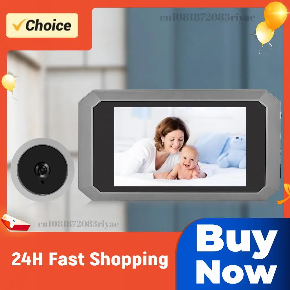 Digital Magic Eye Electronic Viewfinder Night Vision Video Digital Door Viewer 1400mAh Build-in Lithium Battery 1080P Camera