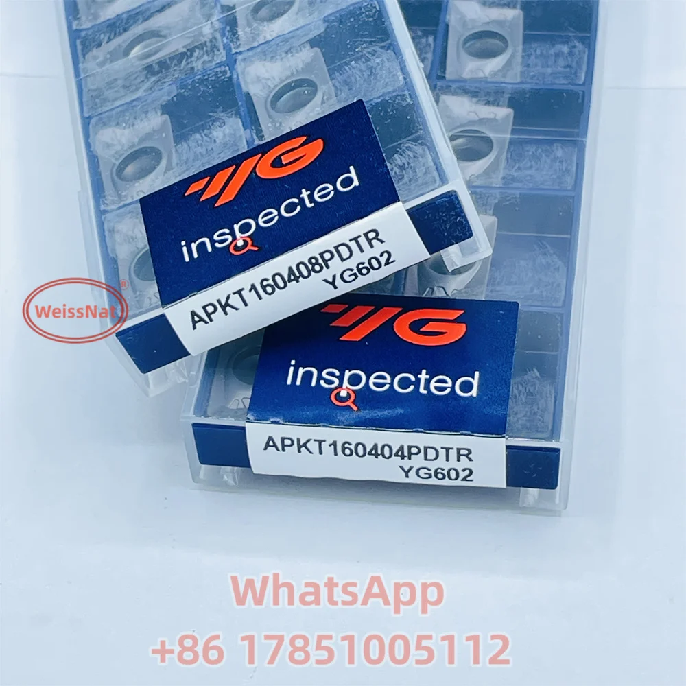 Imagem -04 - Inserção do Carboneto Apkt100305pdtr Apkt100308pdtr Apkt160404pdtr Apkt160408pdtr Apkt160416pdtr Yg602 Yg500 Yg622 Inserção do Carboneto